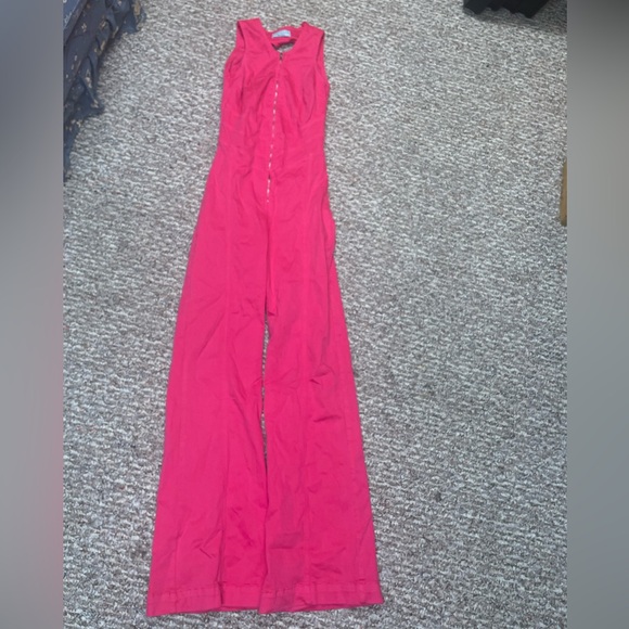 Revice denim pink jumpsuits - Picture 1 of 2